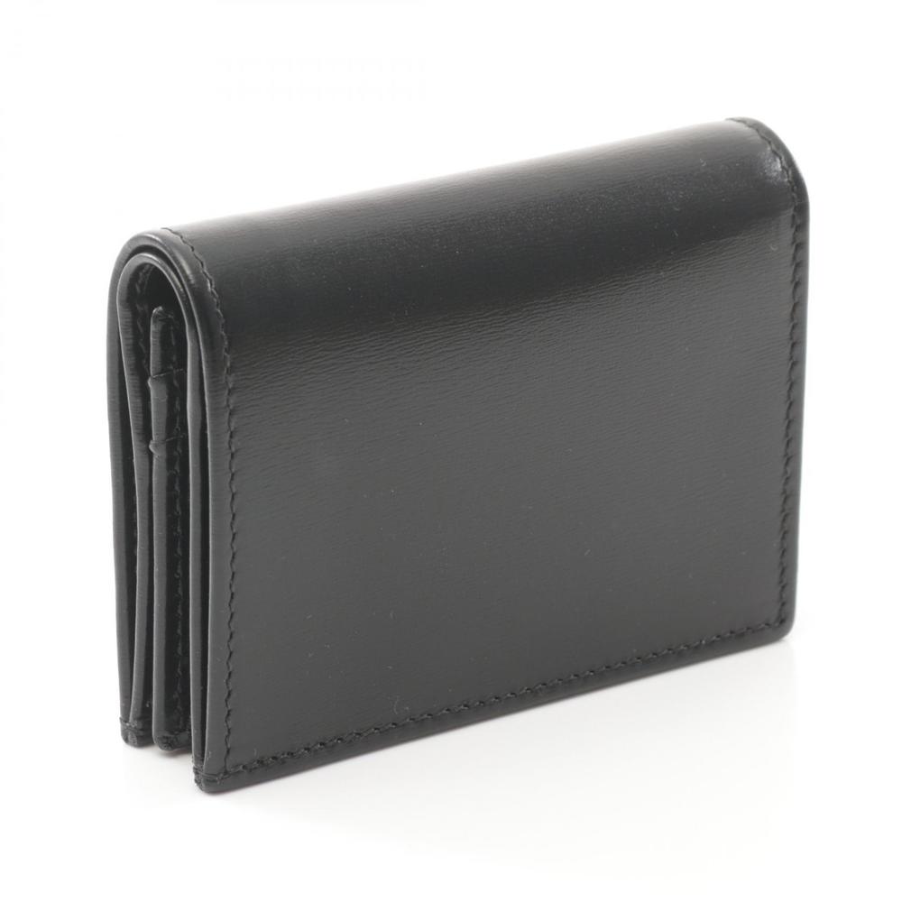 GUCCI Horsebit Bifold Wallet Leather Black - Picture 2 of 4